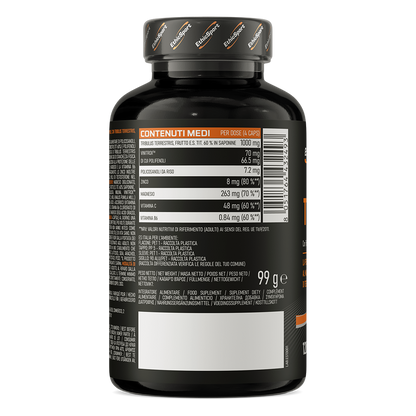 Testogen 120 Capsules, Tribulus 60% Saponinen + Zink & Magnesium - Gluten Vrij
