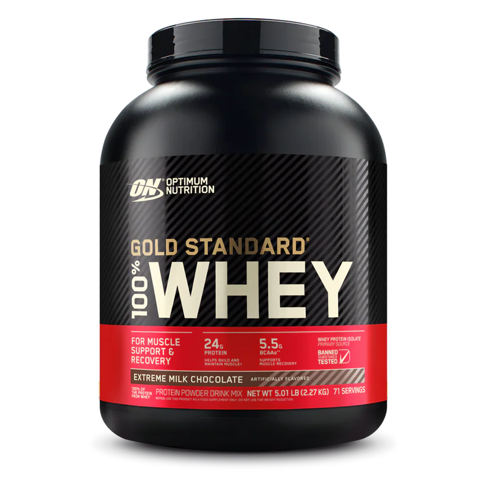 Optimum Whey Gold Standard Milk Chocolate 2,28 kg - 80 Porties