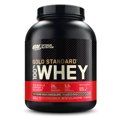 Optimum Whey Gold Standard Milk Chocolate 2,28 kg - 80 Porties