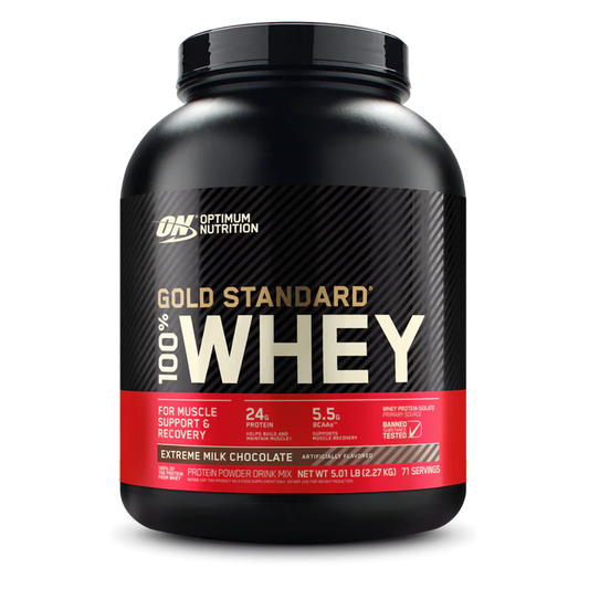 Optimum Whey Gold Standard Milk Chocolate 2,28 kg - 80 Porties
