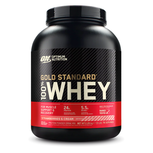 Optimum Whey Gold Standard Strawberry 2,28 kg - 80 Porties