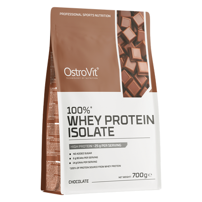 100% Whey Isolate Chocolade – 700 g, 25 g eiwit | OstroVit
