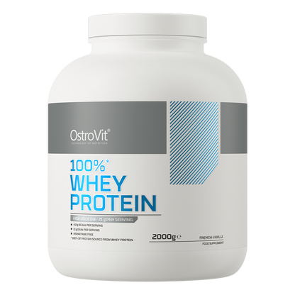 100% Whey Proteïne | 2000 g | French Vanille 🤍 | OstroVit