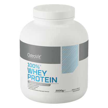 100% Whey Proteïne | 2000 g | French Vanille 🤍 | OstroVit