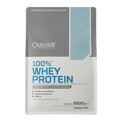 Whey Protein Banana Cake 3 kg, WPC Eiwitpoeder - 100% Whey