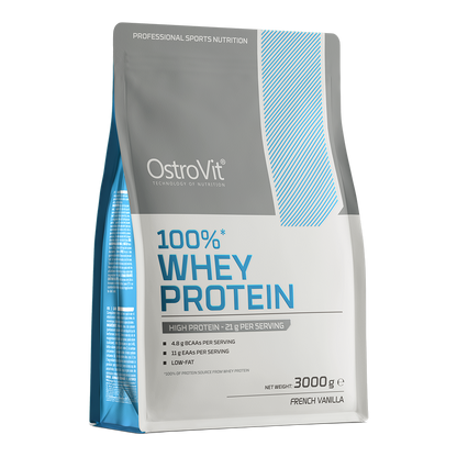Whey Protein French Vanilla 3 kg, WPC Eiwitpoeder - 100% Whey