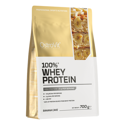 100% Whey Protein Banana Cake – 700 g, 21 g eiwit | OstroVit