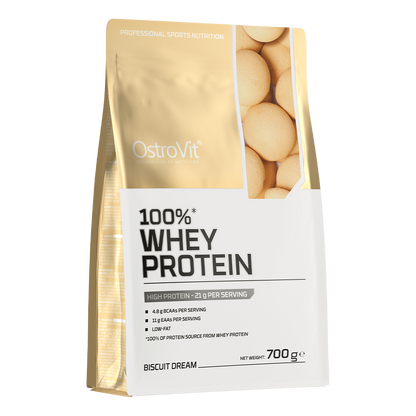 100% Whey Protein 700 g – Biscuit Dream, 21 g eiwit | OstroVit