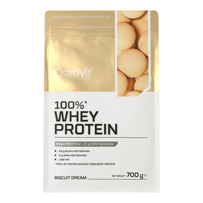 100% Whey Protein 700 g – Biscuit Dream, 21 g eiwit | OstroVit