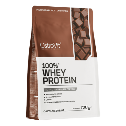 100% Whey Protein Chocolate Dream – 700 g, 21 g eiwit | OstroVit
