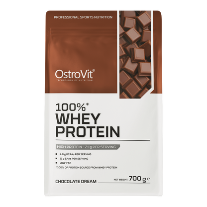 100% Whey Protein Chocolate Dream – 700 g, 21 g eiwit | OstroVit