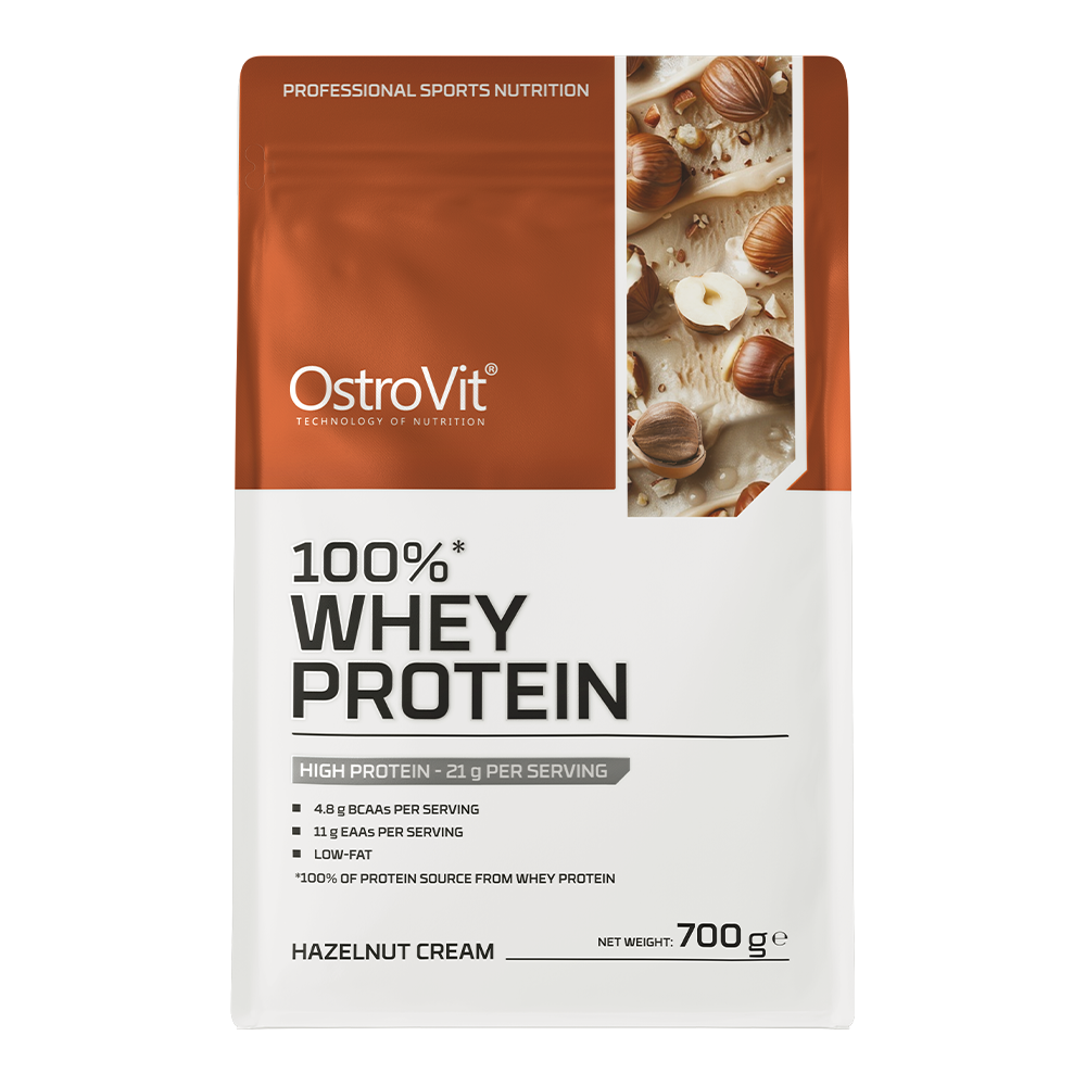 100% valleprotein | 700 g | Hasselnøddecreme 🌰 | OstroVit 