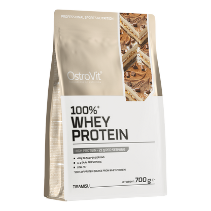 100% Whey Protein 700 g – Tiramisu, 21 g eiwit per shake | OstroVit