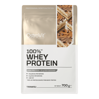 100% Whey Protein 700 g – Tiramisu, 21 g eiwit per shake | OstroVit