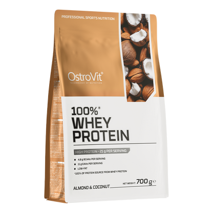 100% Whey Protein – 700 g Amandel‑Kokos, 21 g eiwit | OstroVit