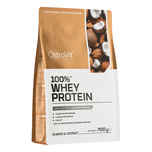100% Whey Protein – 700 g Amandel‑Kokos, 21 g eiwit | OstroVit