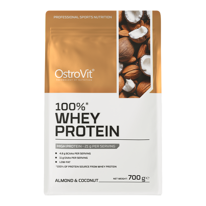 100% Whey Protein – 700 g Amandel‑Kokos, 21 g eiwit | OstroVit