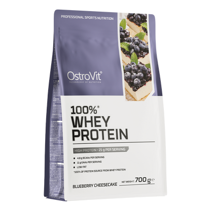 100% valleprotein | 700 g | Blåbærcheesecake 🫐🍰 | OstroVit
