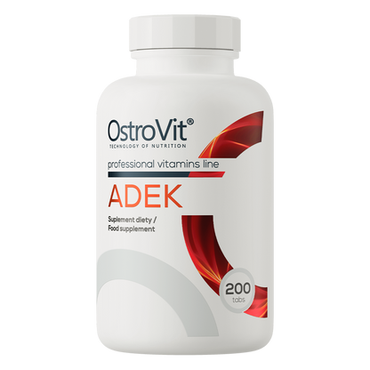 ADEK 200 Tabletten – Vitamine A, D 2000 IU, E & K2 MK-7, 6+ Maanden | OstroVit