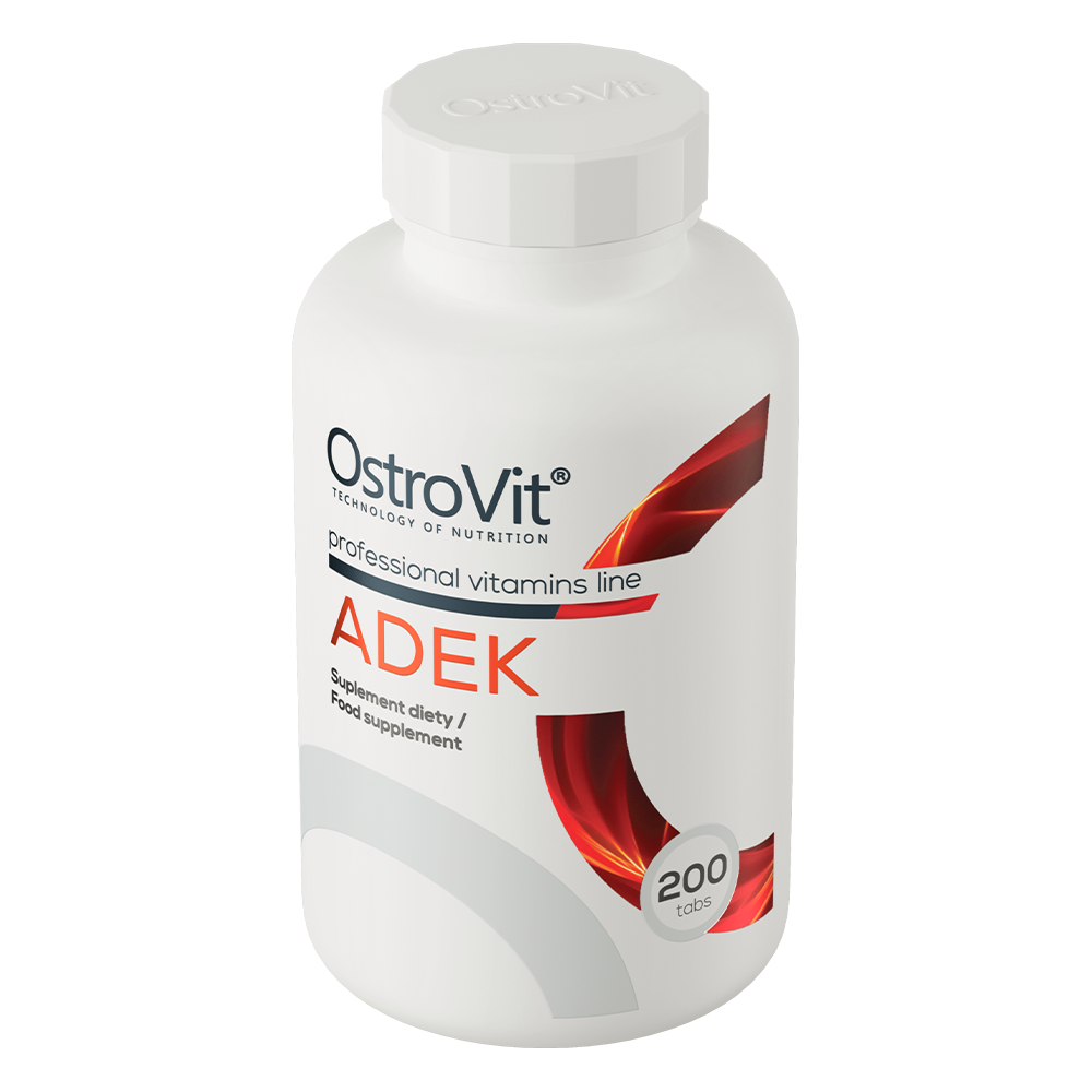 ADEK – 200 tabletten, Vitamines A, D3, E & K2 | OstroVit