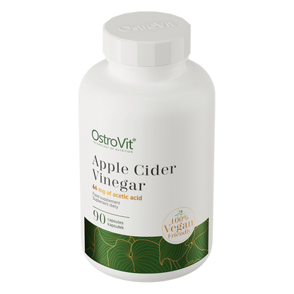 Apple Cider Vinegar VEGE – 90 vegan capsules, 600 mg (11% azijnzuur) | OstroVit