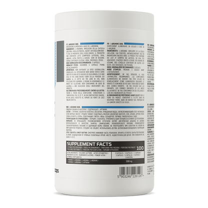 OstroVit Arginine 3000 mg – 300 Capsules | 100 Porties L-Arginine