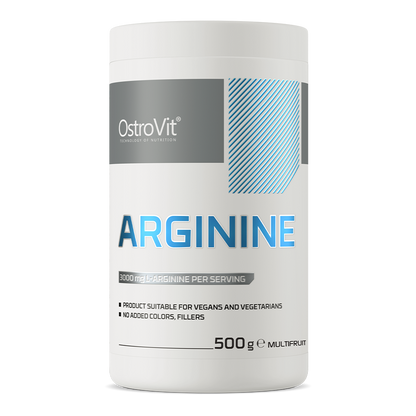 Arginine – 500 g poeder, 3 g L‑arginine per portie | OstroVit