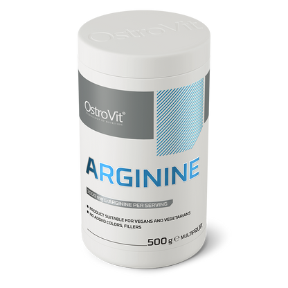 Arginine – 500 g poeder, 3 g L‑arginine per portie | OstroVit