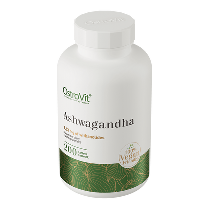 Ashwagandha VEGE – 200 tabletten, 375 mg (1,5% withanoliden) | OstroVit