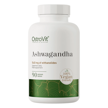 Ashwagandha VEGE – 90 vegan tabletten, 375 mg (1,5% withanoliden) | OstroVit
