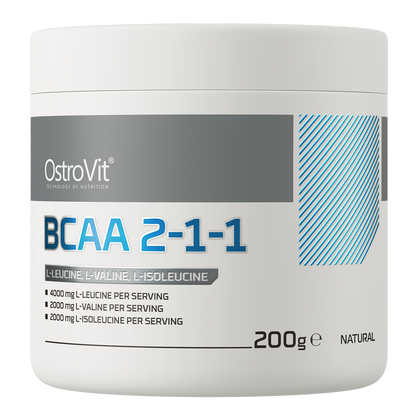 BCAA 2:1:1 Poeder 200 g Naturel – Zonder toevoegingen | OstroVit