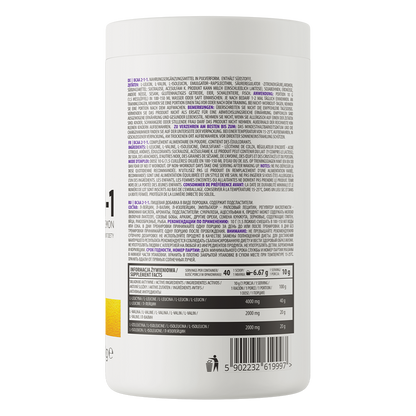BCAA 2‑1‑1 Citroen – 400 g, 8 g BCAA per portie | OstroVit
