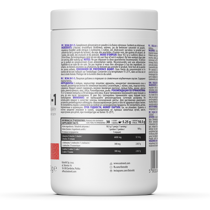 BCAA | 20-1-1 | 400 g | Romige Aardbeiensmaak | OstroVit