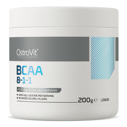 BCAA 8‑1‑1 Citroen – 200 g poeder, 40 porties | OstroVit