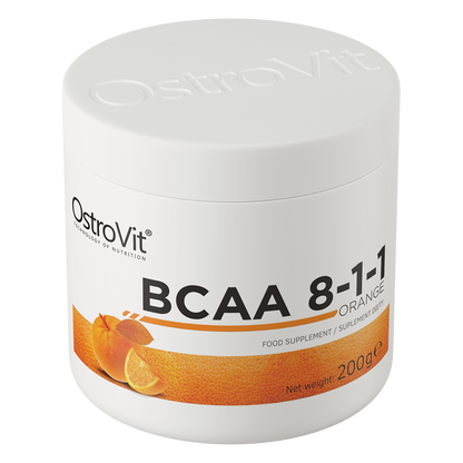 BCAA 8-1-1 Sinaasappel – 200 g poeder, 40 porties | OstroVit