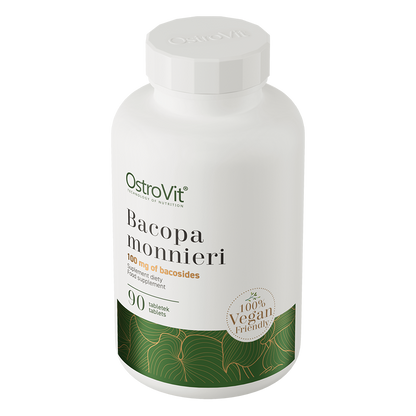 Bacopa Monnieri VEGE – 90 vegan tabletten, 200 mg (50% bacosiden) | OstroVit