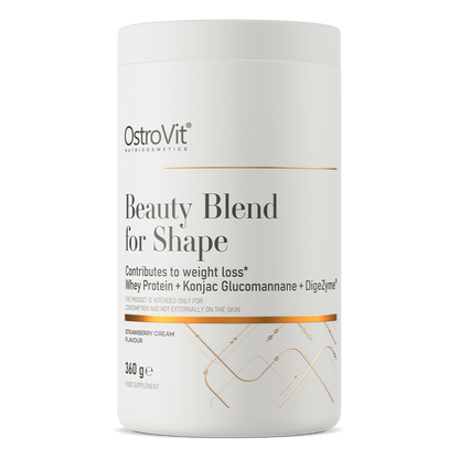 Beauty Blend for Shape – 360 g, WPC + glucomannan + DigeZyme® | OstroVit