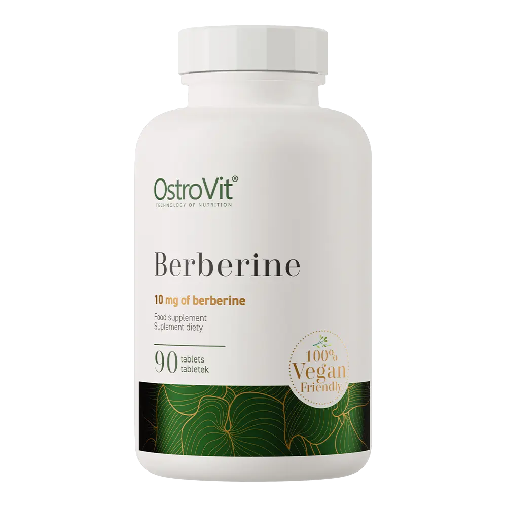 Berberine VEGE 90 Tabletten – 500 mg Berberisextract, 2% Berberine, 3 Maanden | OstroVit