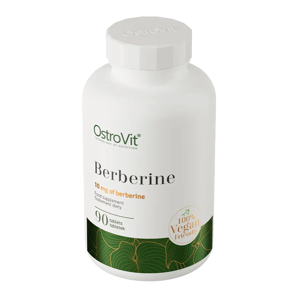 Berberine VEGE 90 Tabletten – 500 mg Berberisextract, 2% Berberine, 3 Maanden | OstroVit