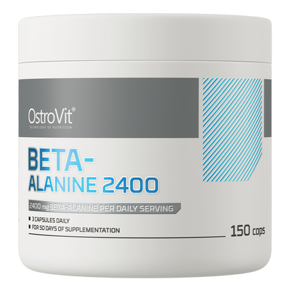 Beta‑Alanine 2400 mg – 150 vegan capsules, 800 mg per capsule | OstroVit