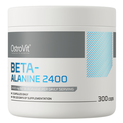Beta‑Alanine 2400 mg – 300 vegan capsules, 800 mg per capsule | OstroVit