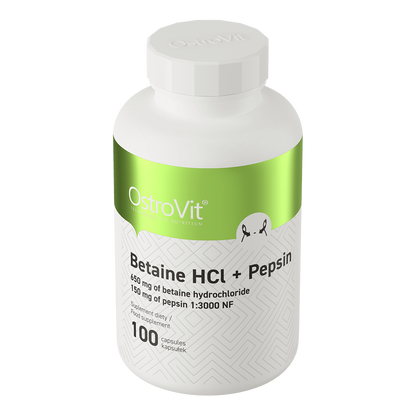 Betaine HCl + Pepsin 100 capsules