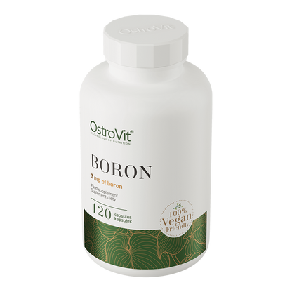 VEGE Borsäure – 120 vegane Kapseln, 3 mg Bor pro Kapsel | OstroVit