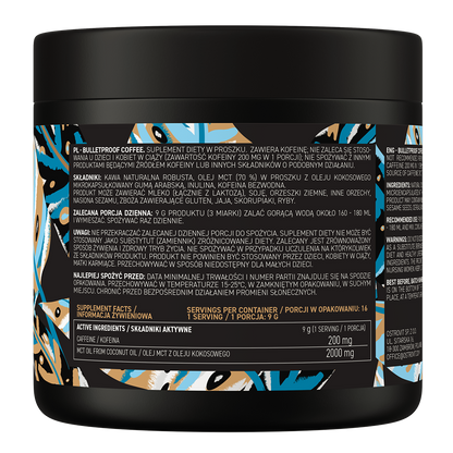 Bulletproof Coffee – 150 g, 200 mg cafeïne + 2 g MCT | OstroVit