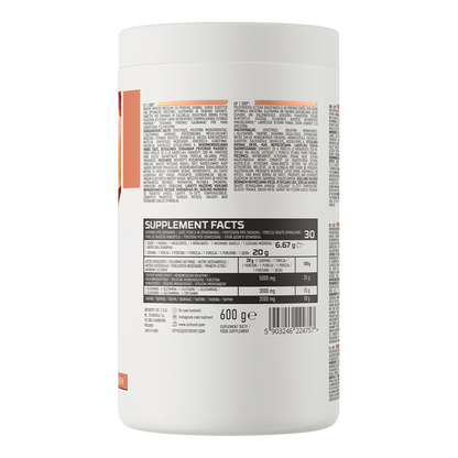CGT – 600 g poeder Perzik, 5 g creatine + 3 g glutamine + 2 g taurine | OstroVit