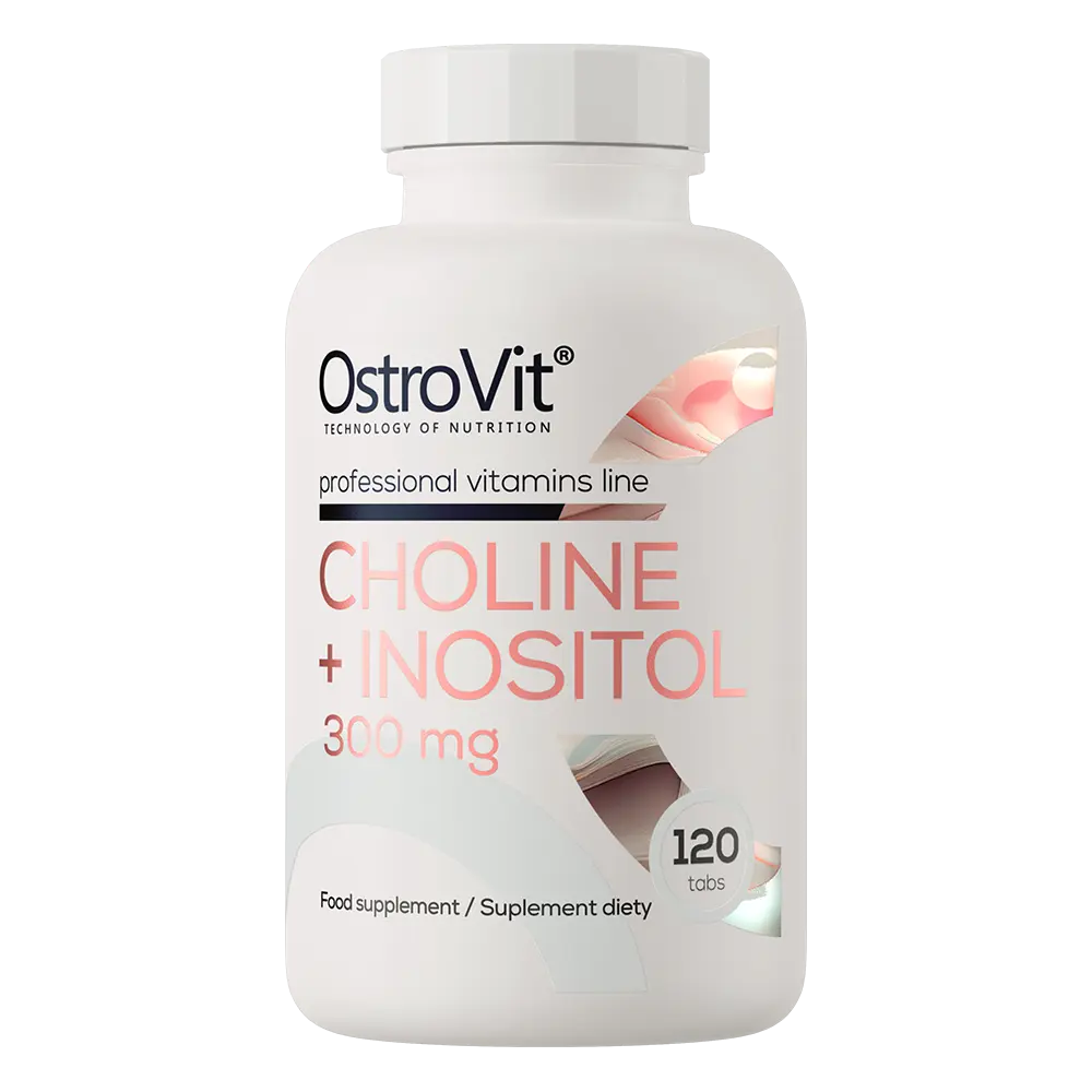 Choline + Inositol 300 mg – 120 Tabletten, 60 Dagdoseringen Choline & Myo-Inositol | OstroVit
