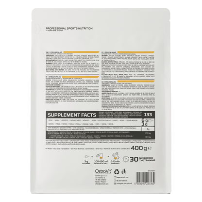 Citrulline – 400 g Mango, 2 790 mg citrulline‑malaat | OstroVit