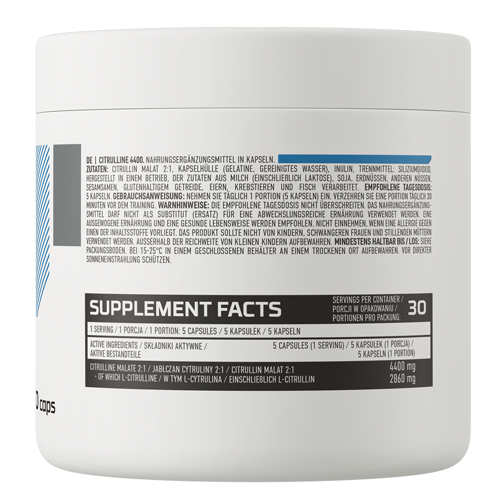 Citrulline 4400 mg, 150 Softgelcapsules