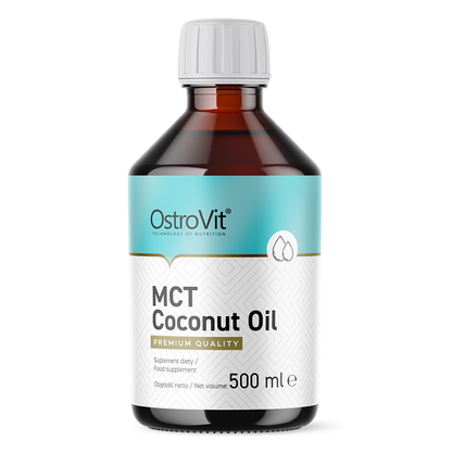 Coconut MCT Oil 500 ml – C8 & C10 Vetzuren uit Kokosolie, 60 Porties | OstroVit