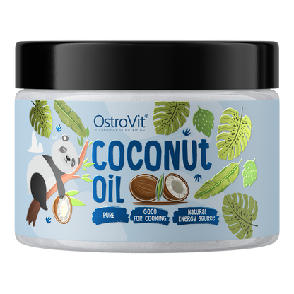Coconut Oil – 400 g, Geraffineerde kokosolie, Neutrale smaak | OstroVit